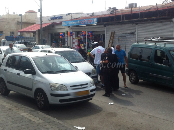 بالصور: إصابة متوسطة لفتاة بحادث دهس وسط مدينة يافا 